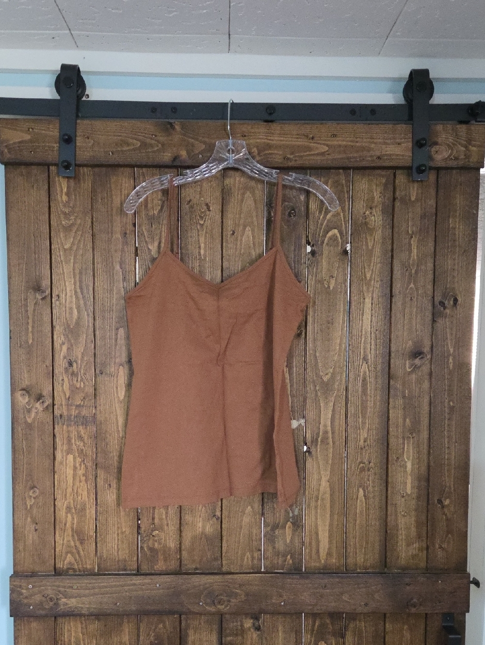 Sonoma Rust Brown Spaghetti-Strap Cami